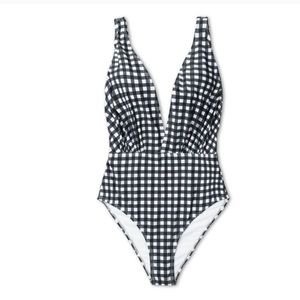 Black and White One-Piece CUPSHE NWT